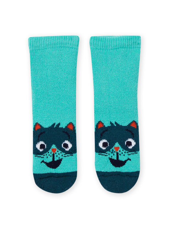 Baby Boy's Türkis Waschbär Socken MYUJOCHOB4 / 21WI1013SOQ209