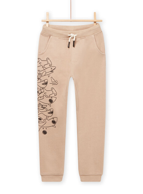 Jogginganzug für Kind Junge mit Haifischmotiv NOVIJOG / 22S902M1JGB811