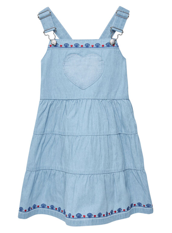 Leichtes Denim-Latzhosenkleid JACEAROB3 / 20S901N1ROB721