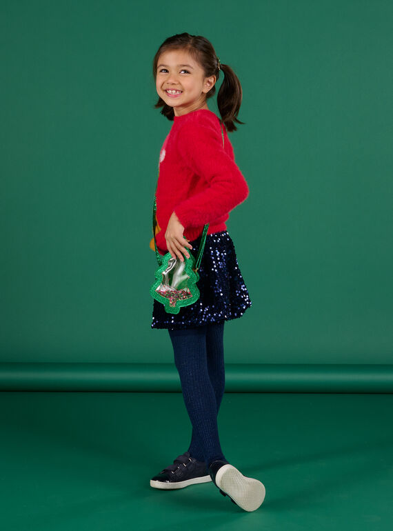 Handtasche Weihnachtsbaum aus Lurex® und Pailletten PYANOBAG / 22WI01V1BESG625