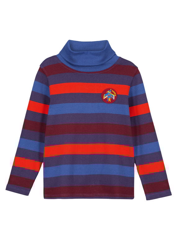 Gerippter Unterziehpullover gestreift GOVIOSOUP / 19W902R1SPLC204