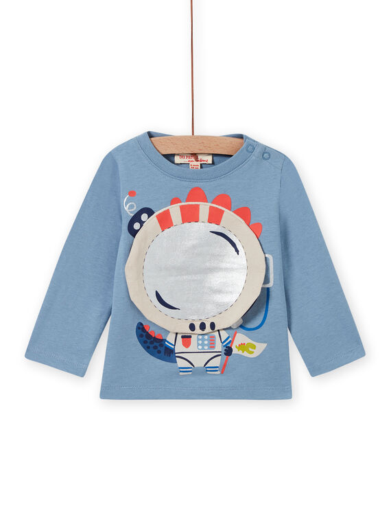 Baby Boy's Horizon Blue Dragon Astronaut T-Shirt MUPLATEE1 / 21WG10O2TML216