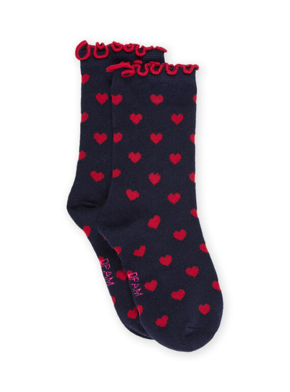 Socken mit Herzmotiv RYAJOSCHO3A / 23SI017ASOQC205