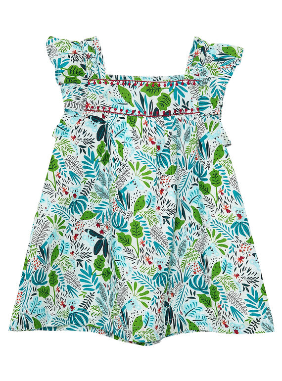 Bedrucktes Babykleid für Mädchen JICLOROB1 / 20SG0912ROB001