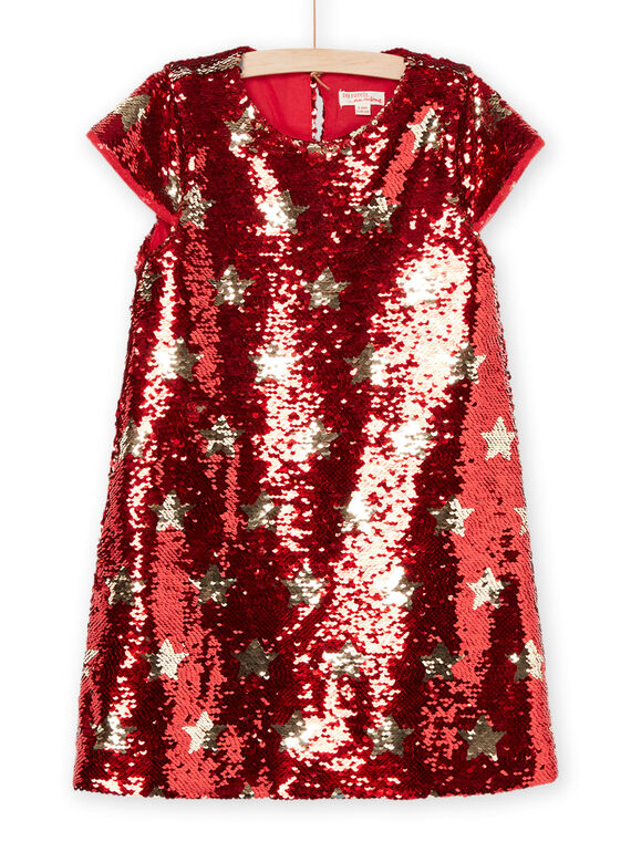 Kleid mit umkehrbaren Pailletten PANOROB3 / 22W901V3ROBF529