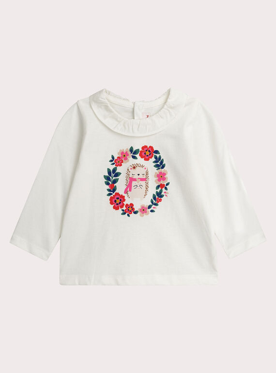 Langarm-BH mit Igel-Animation für Baby Mädchen  VIROBRA / 24WG09P1BRA001