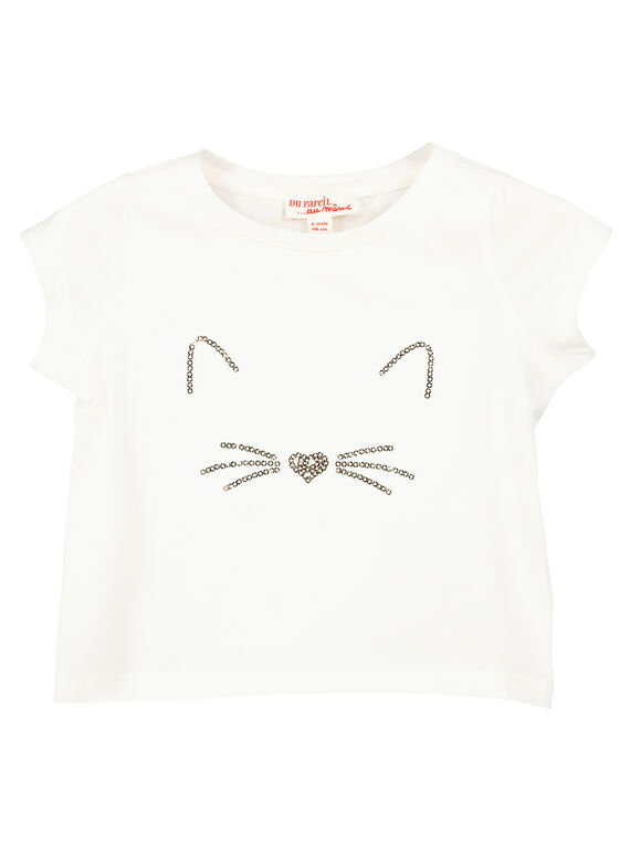 Kurzärmeliges T-Shirt für Mädchen FIJOTI1 / 19SG0931TMC001
