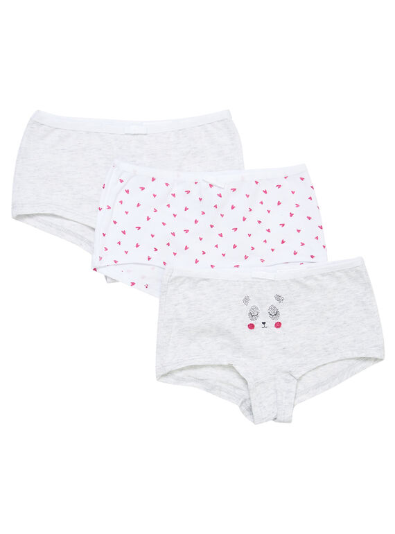 Grau chinierte Shortys JEFAHOTPAN / 20SH1135SHY943