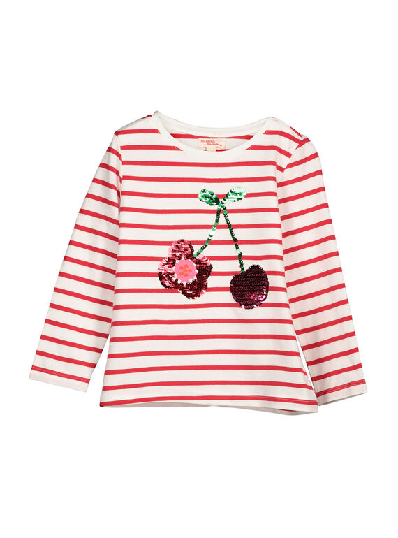 Langärmeliges T-Shirt für Mädchen FACOTEE2 / 19S90183TML099