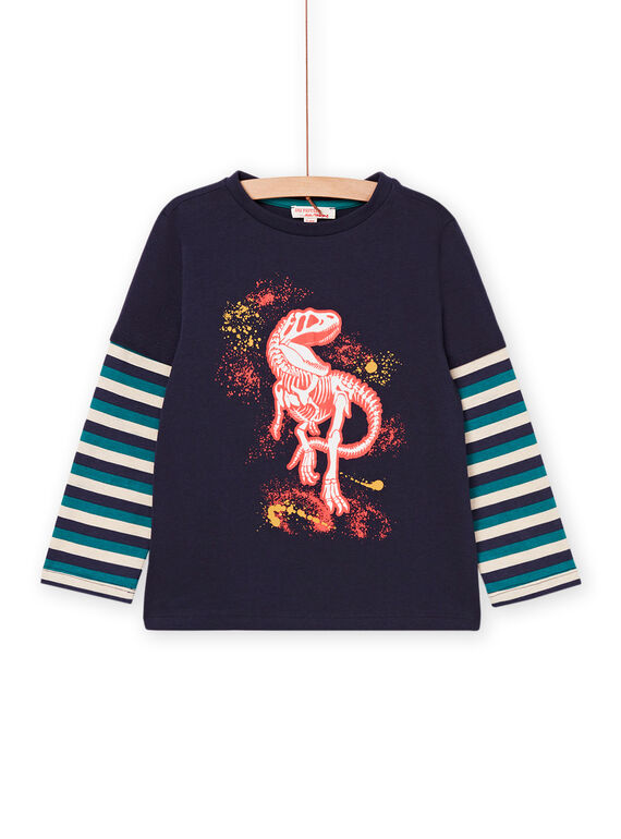 Langarmshirt mit Streifen und Dinosauriermuster POPRITEE4 / 22W902P1TML705