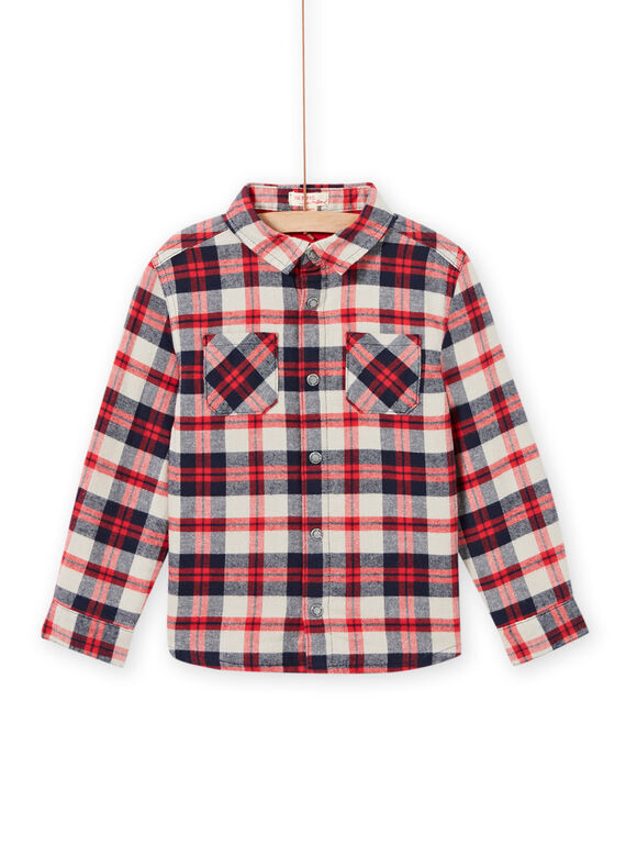 Karohemd aus Flanell für Jungen MOFUNCHEM / 21W902M1CHM810