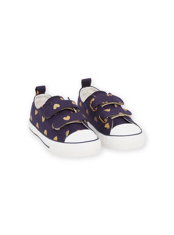 Sneaker aus Leinen mit Herzchenmuster RATOILHEART / 23KK3571D16070