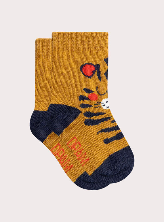 Tiger-Socken für Baby-Jungen VYUKOCHO / 24WI10G4SOQB101