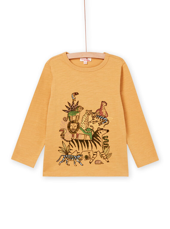 T-Shirt mit Dschungelmotiv POMOTEE5 / 22W902N2TMLB106