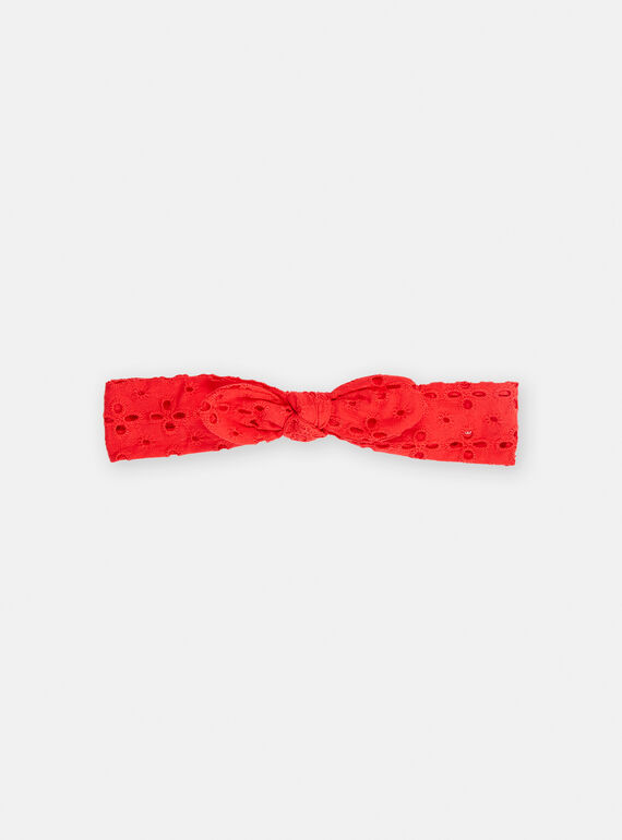 Rotes Stirnband für Baby-Mädchen TYICLUBAN / 24SI09O1BANF505