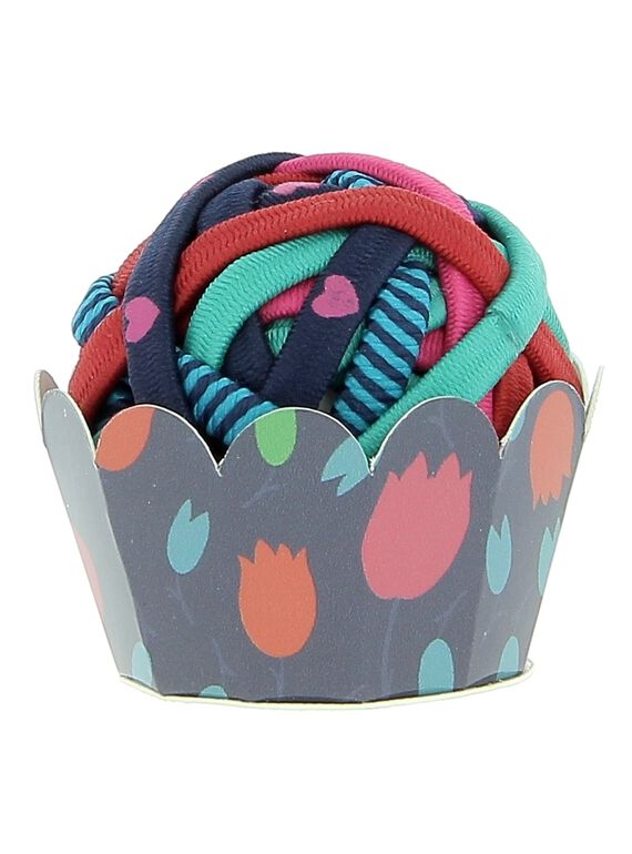 Set of girls' hair elastics DYATRIELA1 / 18WI01D2ELA099