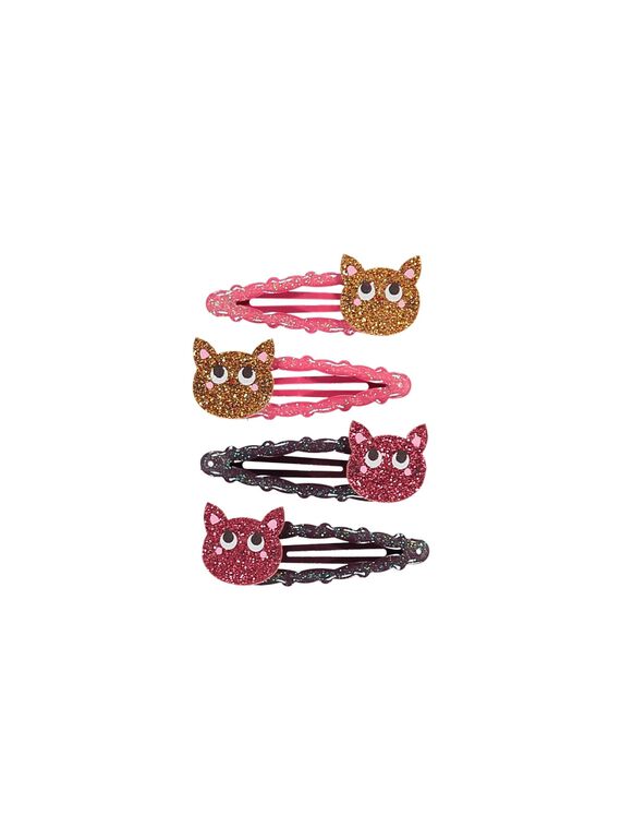 Set of girls' hair slides DYAPINCLIC2 / 18WI01P2BRT099