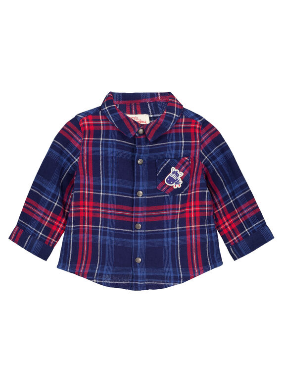 Marineblaues Hemd GUTRICHEM / 19WG10J1CHM070