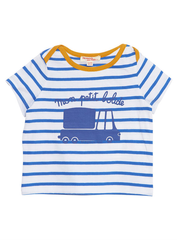 Blaues kurzärmeliges T-Shirt JUJOTI2 / 20SG10T2TMCC201