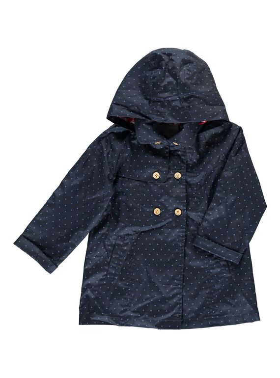 Girls' raincoat CAKLEIMPER / 18S901D1IMP070