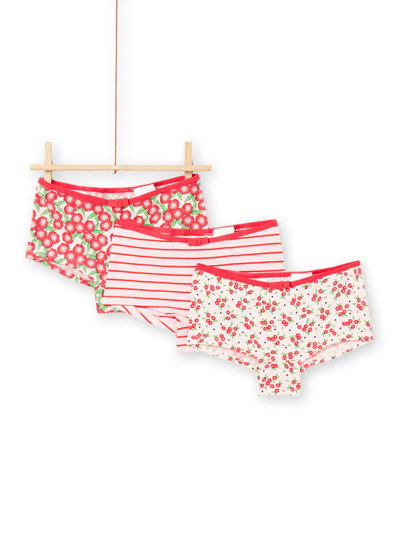 Set aus 3 sortierten Shortys für Mädchen LEFAHOTFLE2 / 21SH11G1SHY309