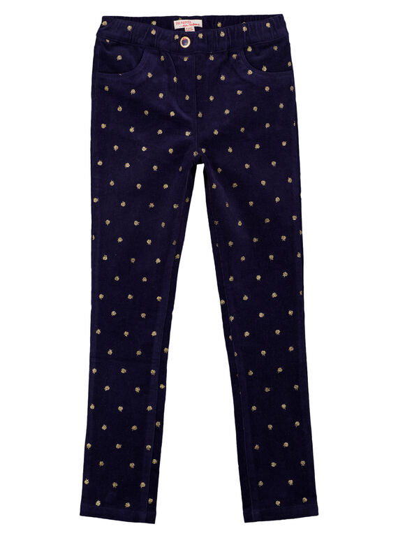 Navy pants GASANPANT / 19W901C1PAN070