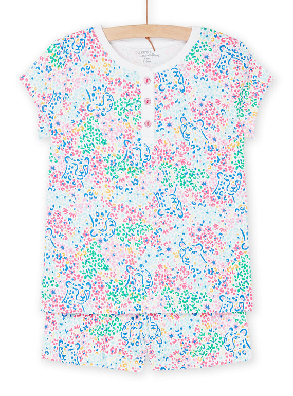 T-Shirt und Shorts mit ausgefallenem Druck REFAPYJRIB / 23SH11H1PYJ000