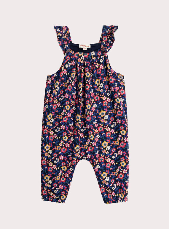 Blumendruck-Overall für Baby Mädchen  VIROCOMB / 24WG09P1CBL070