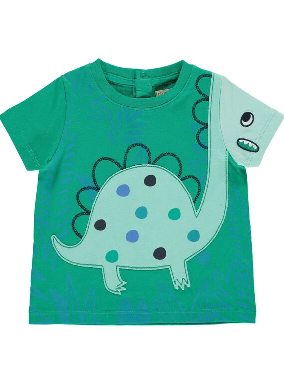 Baby boys' short-sleeved T-shirt CUDOUTI3 / 18SG10J3TMC613