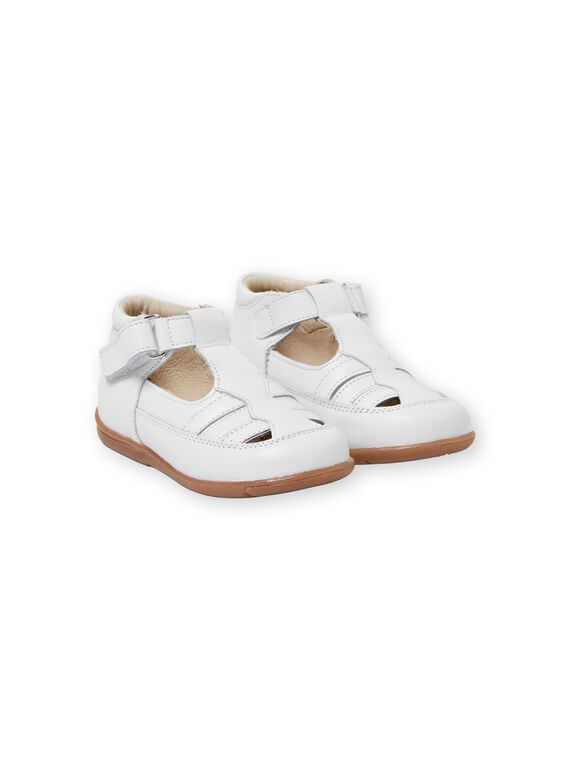 Baby Junge weiße Pumps LBGSALSANDB / 21KK3833D13000