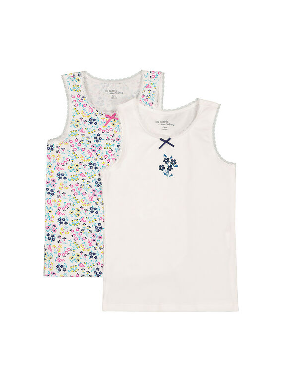 Set ärmellose T-Shirts für Mädchen FEFADELIB / 19SH1151HLI099