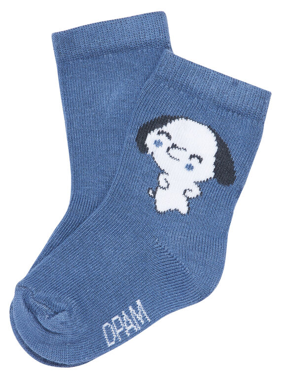 Socken mit Hundemotiv für Jungen zur Geburt JOU1CHO3 / 20SF41J1SOQC214