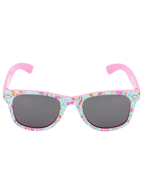 Sonnenbrille mit Tropenmotiv für Mädchen FYALUN3 / 19SI01K2LUN099