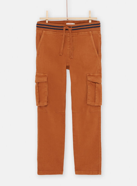 Cargohose, zimtfarben, Jungen SOJOPAMAT4 / 23W902M1PAN809