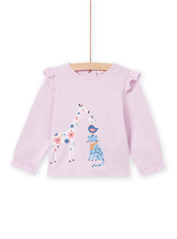Baby Mädchen Rosa Fantasy T-Shirt MIPLATEE / 21WG09O1TML326