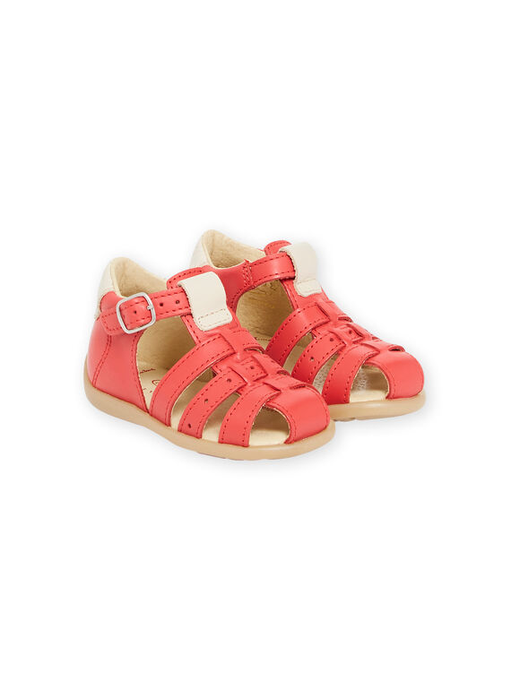 Rote Sandalen Baby Junge NUSANDSAPHIR / 22KK3846D0E050