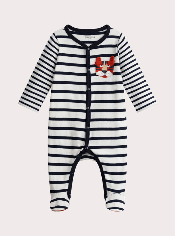 Streifen-Groouillère für Baby-Jungen  VEGAGREMAR / 24WH1475GRE001