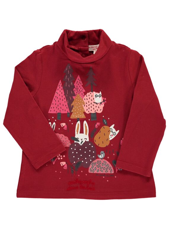 Baby girls' fancy polo neck DIPINSOUP / 18WG09P1SPL403