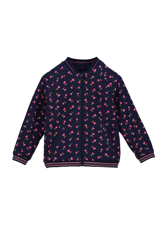 Wendejacke mit Reißverschluss für Mädchen FACOVEST2 / 19S901X2VES099