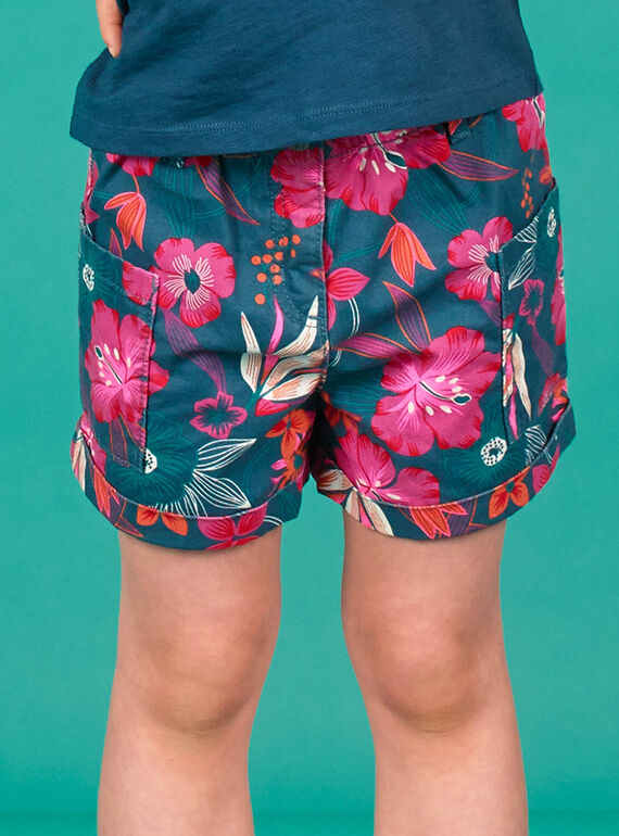 Hawaii-Blumen bedruckte Shorts LABONSHORT3 / 21S901W1SHO716