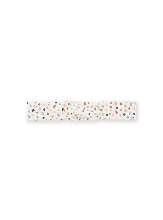 Baby Mädchen ecru Stirnband mit Schleife MOU1BAN / 21WF4041BAN001