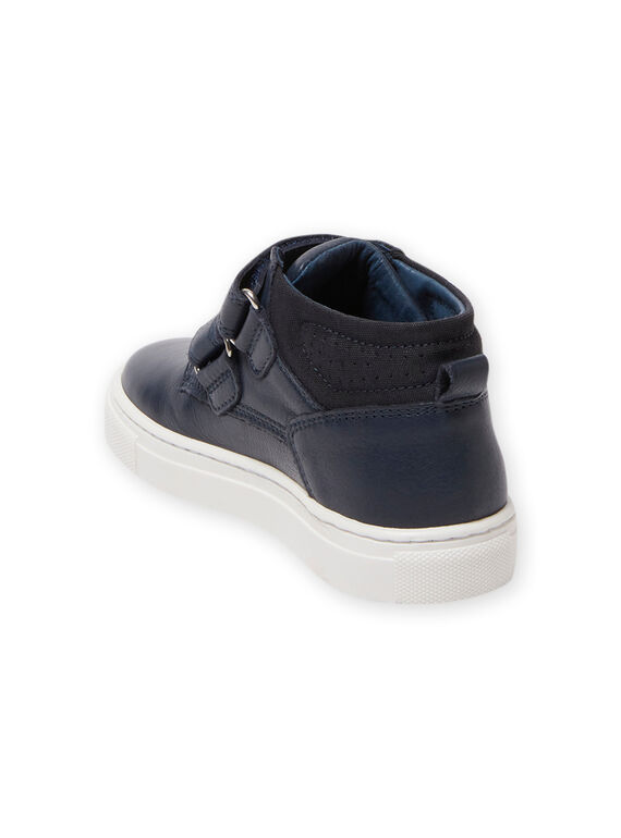 Marineblaue High-Top-Sneakers Kind Junge MOBASGO / 21XK3654D3F070