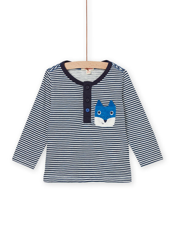 Langarmshirt mit Streifenmuster PUJOTUN3 / 22WG10D2TMLC205