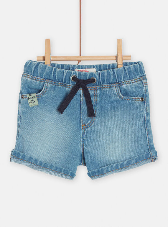 Blaue Baby-Jungen-Jeansshorts TUCOSHOR / 24SG10N1SHOP274