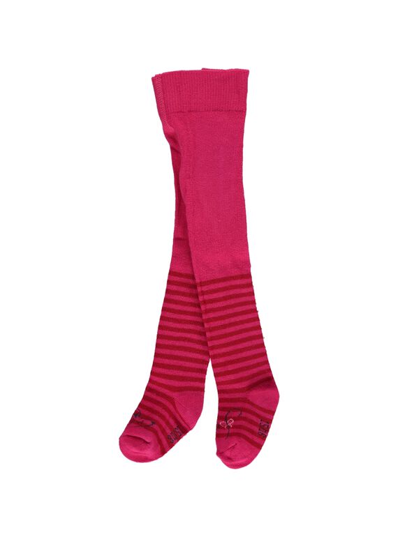 Baby girls' fancy striped tights DYIROUCOL / 18WI0921COL099