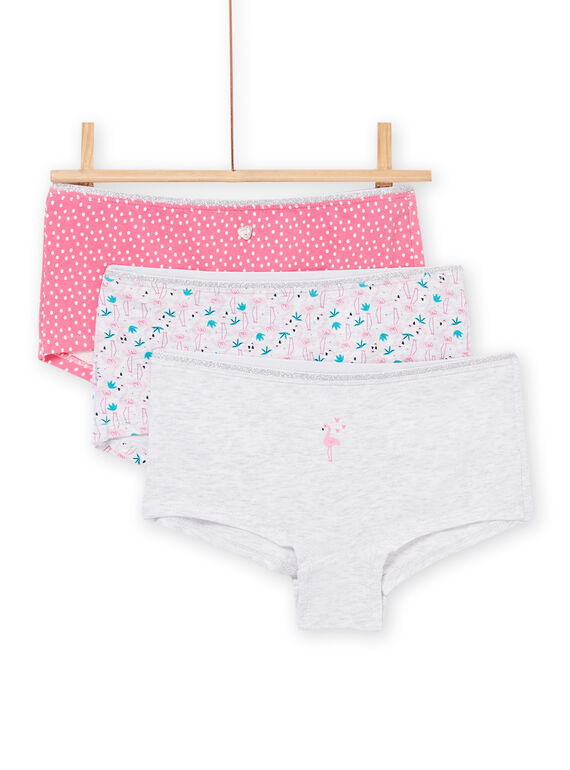 3 Shortys mit Druck und Fantasiemuster REFAHOTPAL / 23SH1114SHYJ920