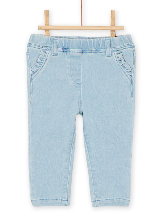 Helle Denim-Hose mit elastischem Bund RIJOJEAN1 / 23SG0971JEAP272