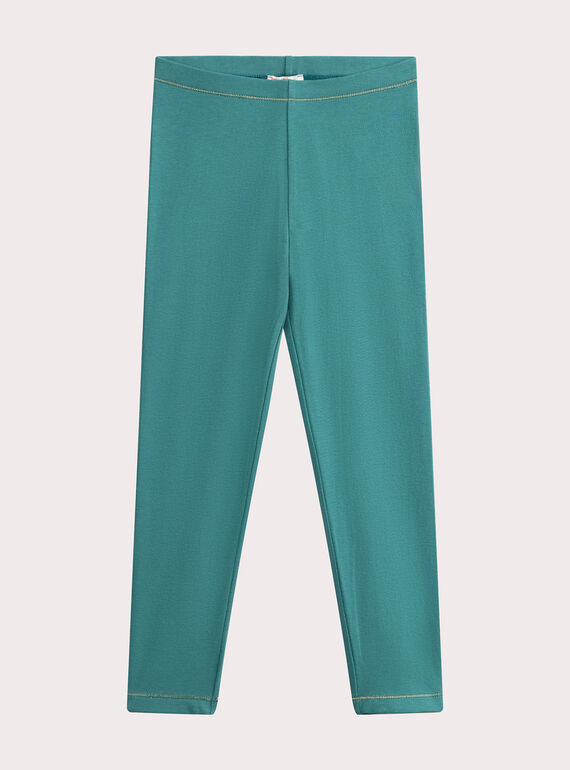 Türkis Leggings für Mädchen  VYAJOLEG3 / 24WI01G2CAL215