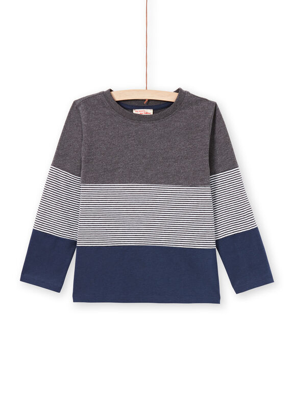 Baby Boy's Grey & Navy T-Shirt MOJOTIDEC3 / 21W90222TML944