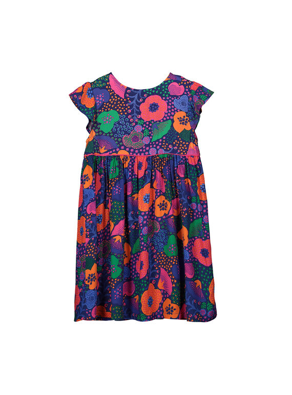 Kurzärmeliges Kleid für Mädchen FAJOROB1 / 19S90131ROB099